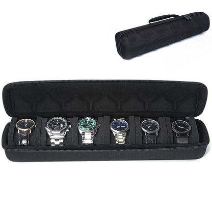 Portable Watch Storage Box Travel Organizer Watch Roll Display Case Style 3