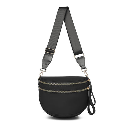 Oxford Cloth Large Capacity Crossbody Bag ¨C Lightweight Shoulder Messenger Bag for Women Black