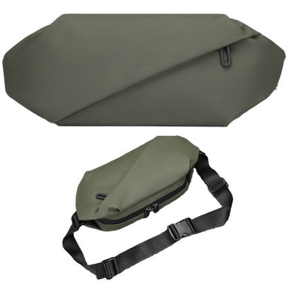 Travel Sling Bag Stylish Crossbody Bag Water-resistant Shoulder Bag for Sport Work Hiking Green