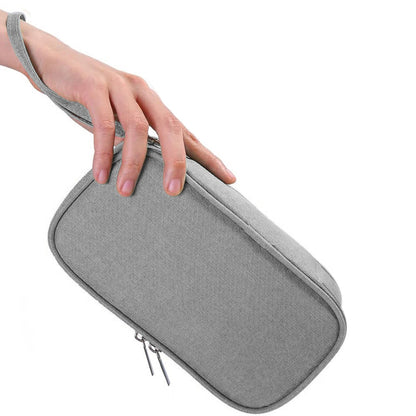 Insulated Insulin Cooling Bag ââ‚?Multi-Layer Medical Travel Cooler Gray