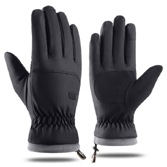 Pair of Winter Ski Gloves for Men Women Touch Screen Cycling Driving Gloves Black