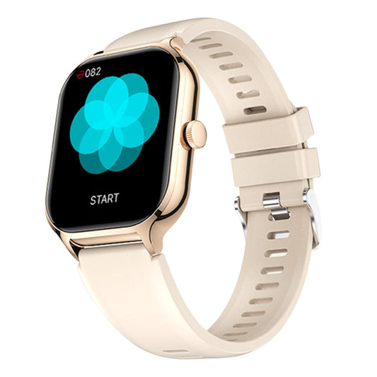 Bluetooth Smart Watch Sports Tracker Heart Rate/Sleep Monitor for iOS/Android Phone Golden