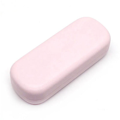 Unisex Hard Shell Glasses Case ââ‚?PU Leather Travel Sunglasses Box Pink