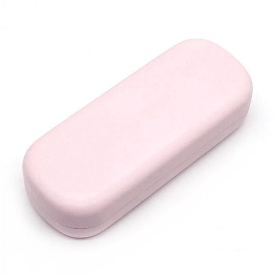 Unisex Hard Shell Glasses Case ââ‚?PU Leather Travel Sunglasses Box Pink