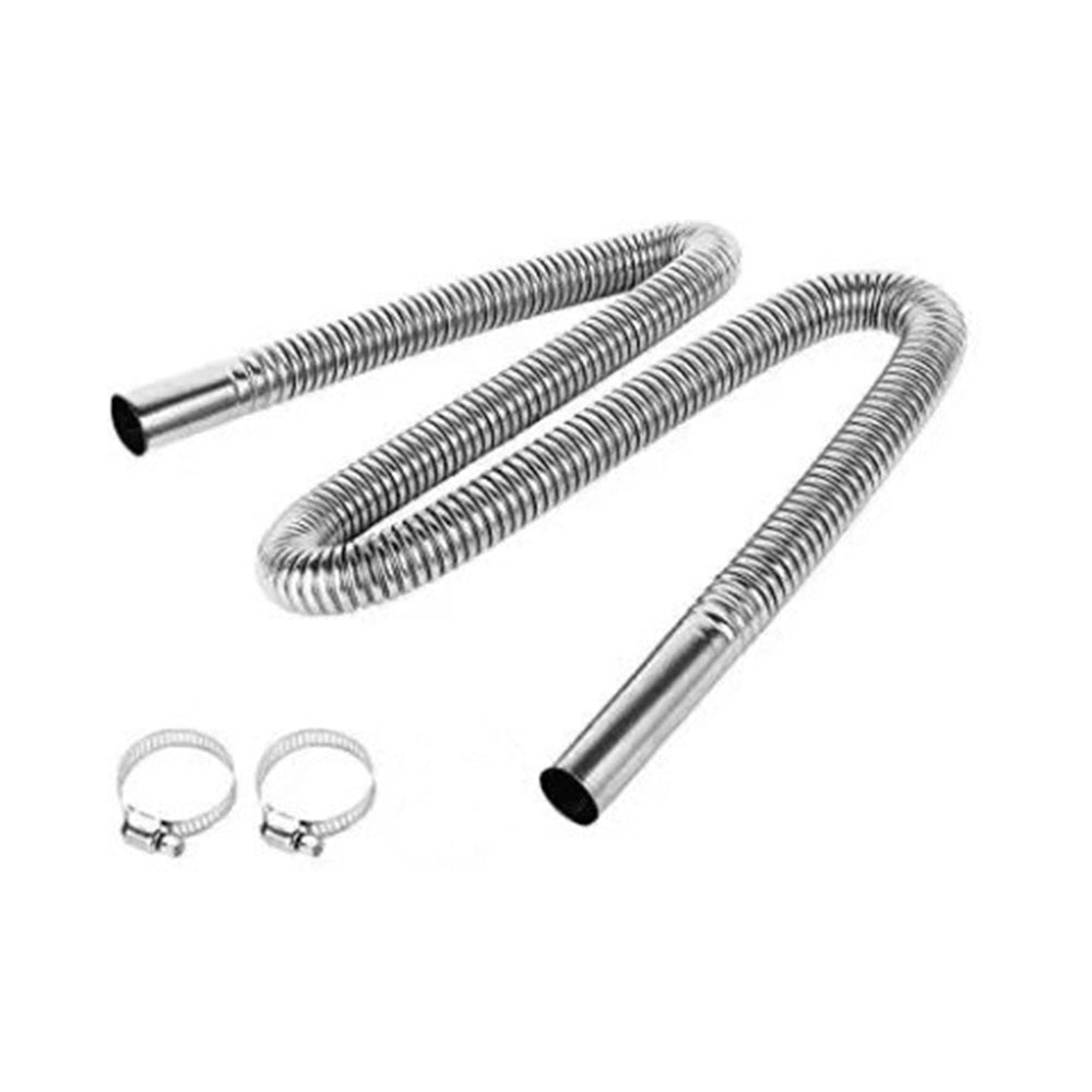 Stainless Steel Parking Heater Exhaust Pipe 60-200cm for Cars & Trucks 120 CM