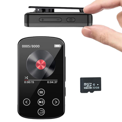 Multi-functional Clip-on MP3 Player HiFi Sound Bluetooth Music Voice Recorder FM Radio