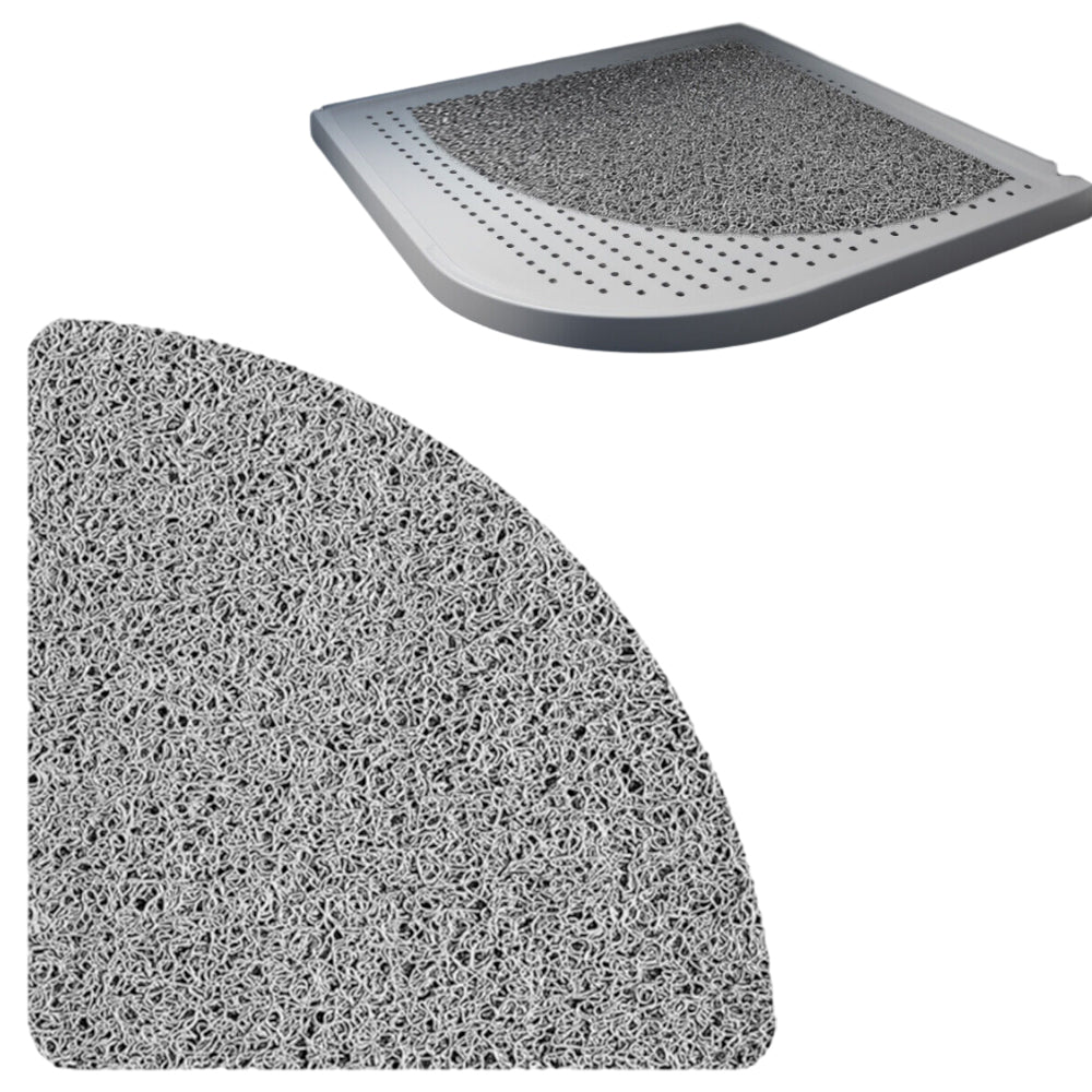 PVC Shower Mat Non-Slip Bath Mat Quick Drying Loofah Style Bathmat Style 2