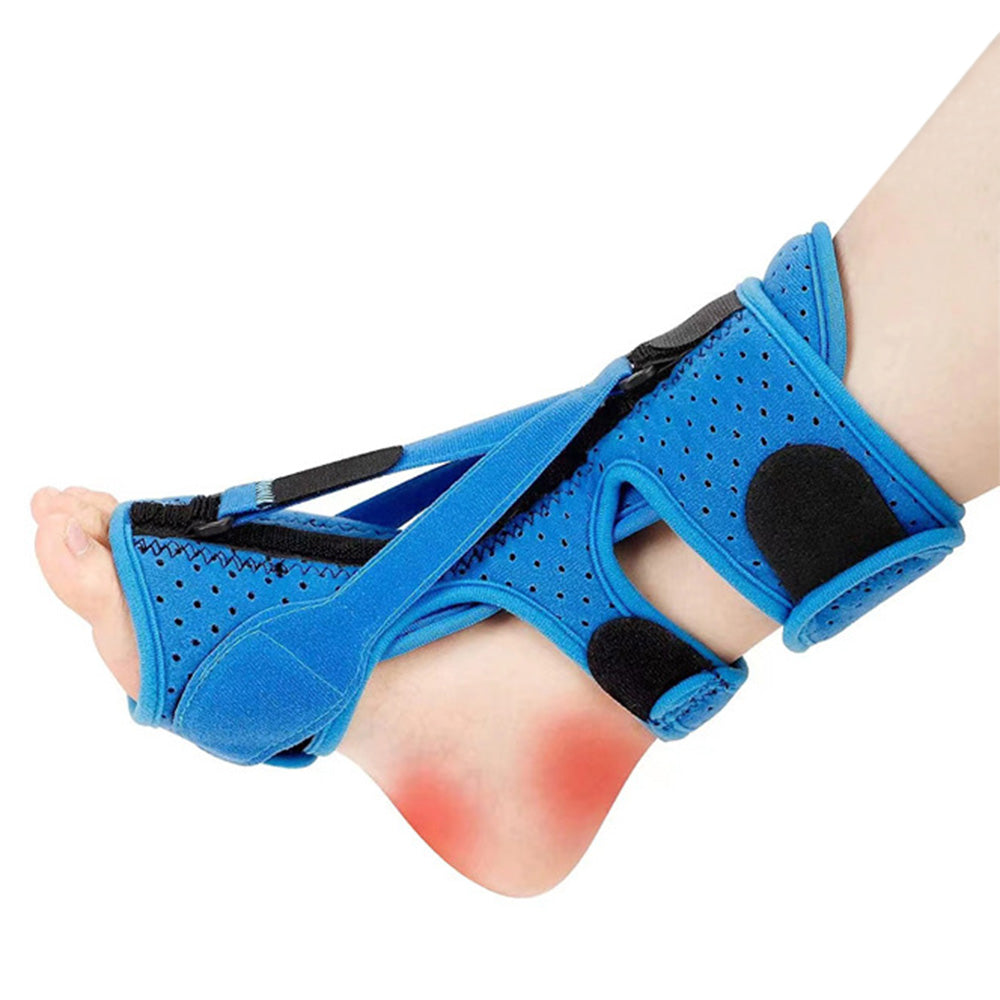 Plantar Fasciitis Night Splint Foot Drop and Achilles Brace Blue