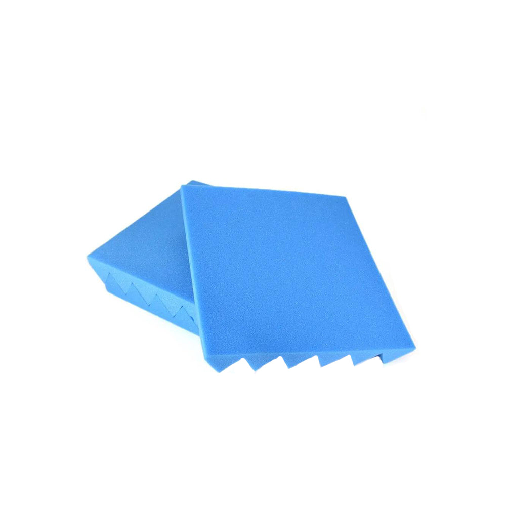 12 Pcs Set Studio Acoustic Foam Sound Absorbtion Proofing Panels Wedge Blue