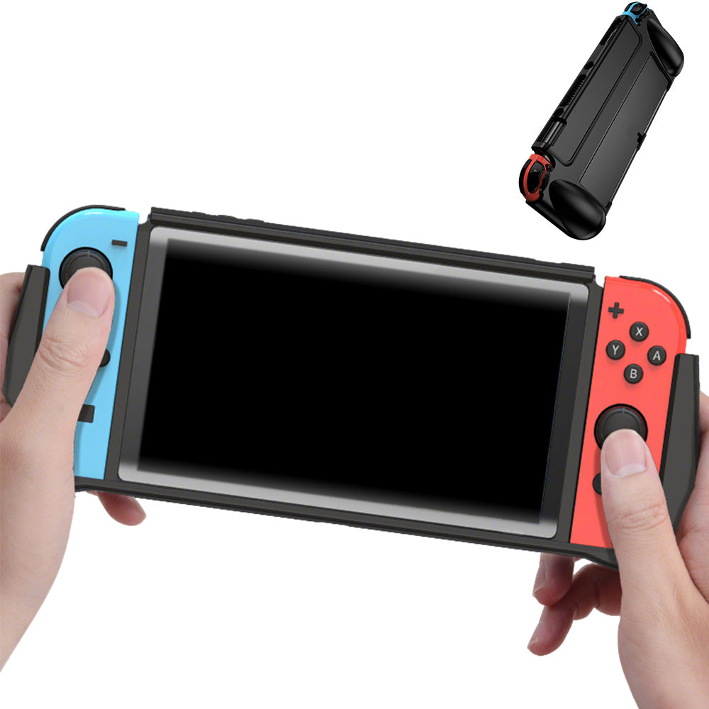 TPU Protective Case for Nintendo Switch OLED 2021 Shockproof Cover Shell Black