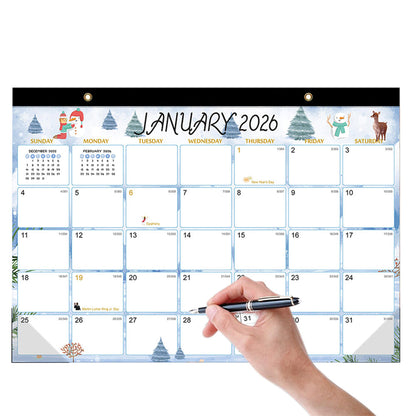 18-Month Desk Calendar (Jan 2026 ¨C June 2027) with Corner Protectors for Office Style 3