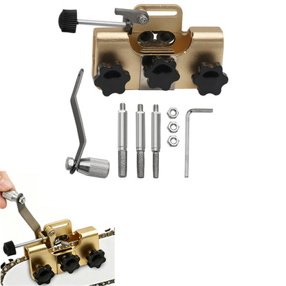 Manual Saw Chain Sharpener-Gold