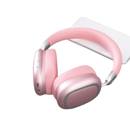 Bluetooth 5.3 Wireless Headphones Stereo Earphones Over Ear Headset Pink