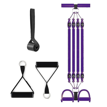 4 Tubes 4-in-1 Resistance Band Pedal Puller