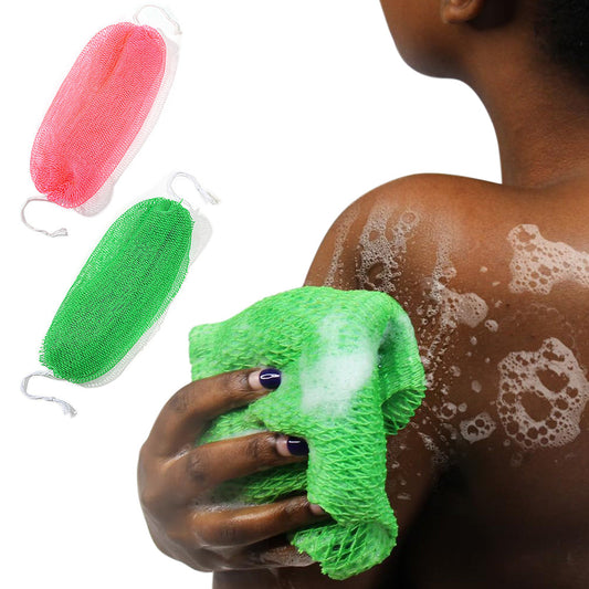 2PCS African Net Sponge Body Scrubber ââ‚?Exfoliating Bathing Tool Style 3