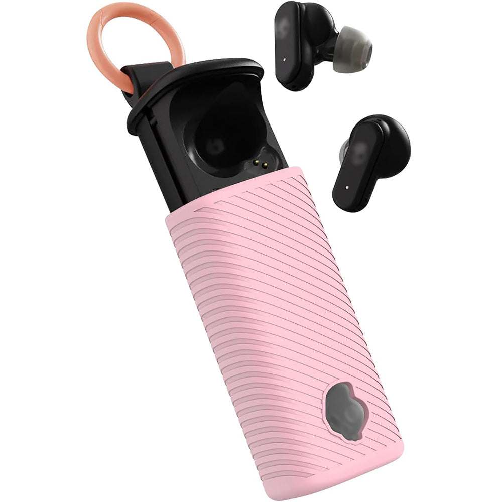 Soft Silicone Case for Skullcandy Dime Evo Wireless Earbuds Pink