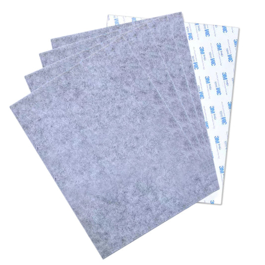 5Pcs Self Adhesive Furniture Protective Felt Pads for Scratch and Noise Protection Gray