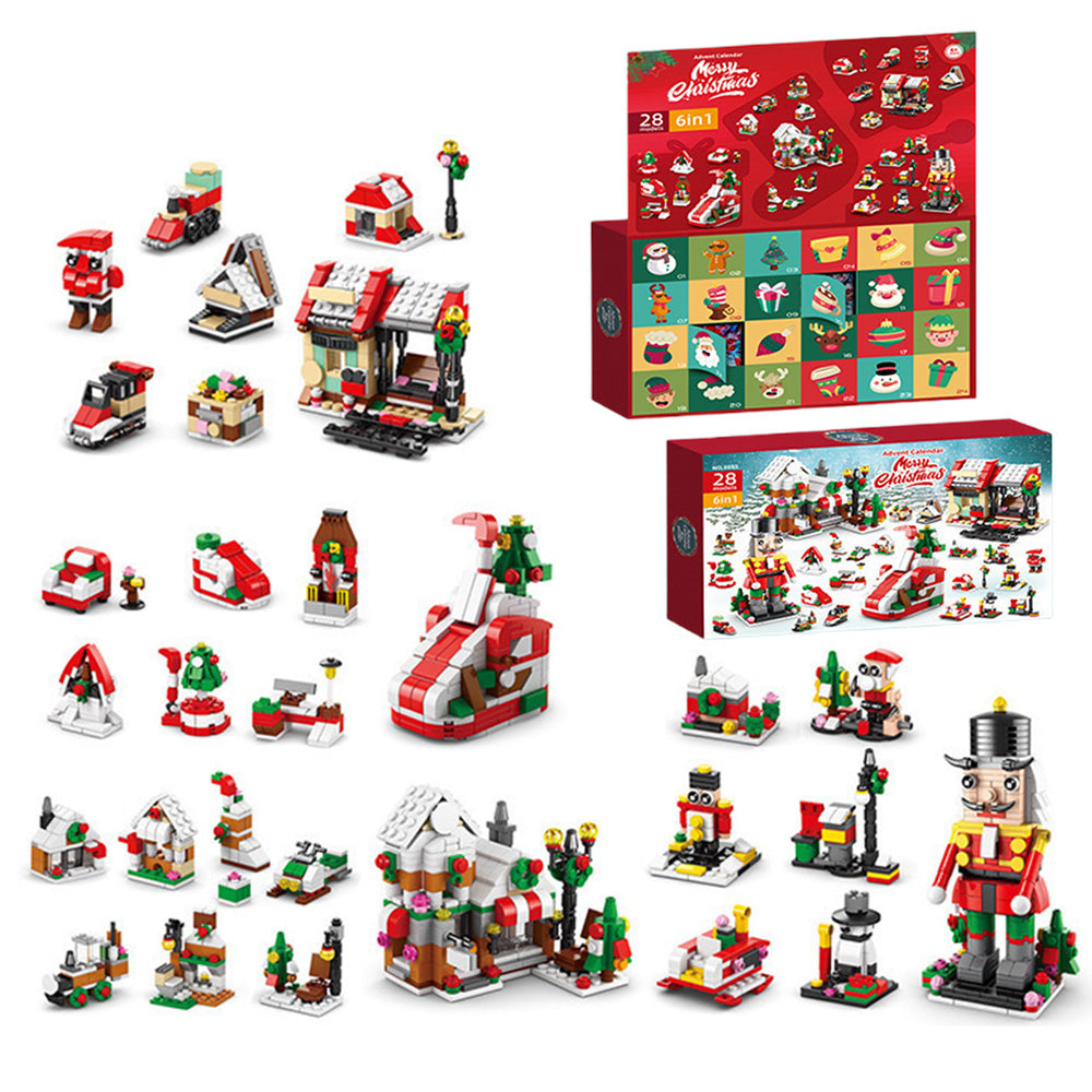Advent Calendar ¨C Christmas House Mini Building Set for Kids and Adults 6+ Style 2