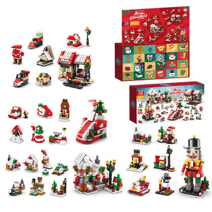 Advent Calendar ¨C Christmas House Mini Building Set for Kids and Adults 6+ Style 2