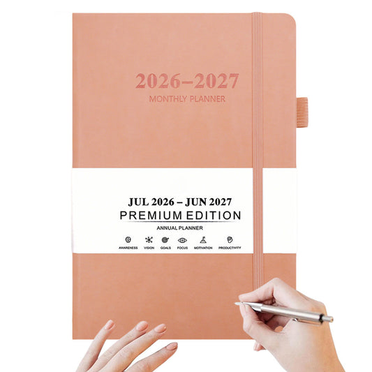 2026â€?027 Monthly Planner Calendar Pink