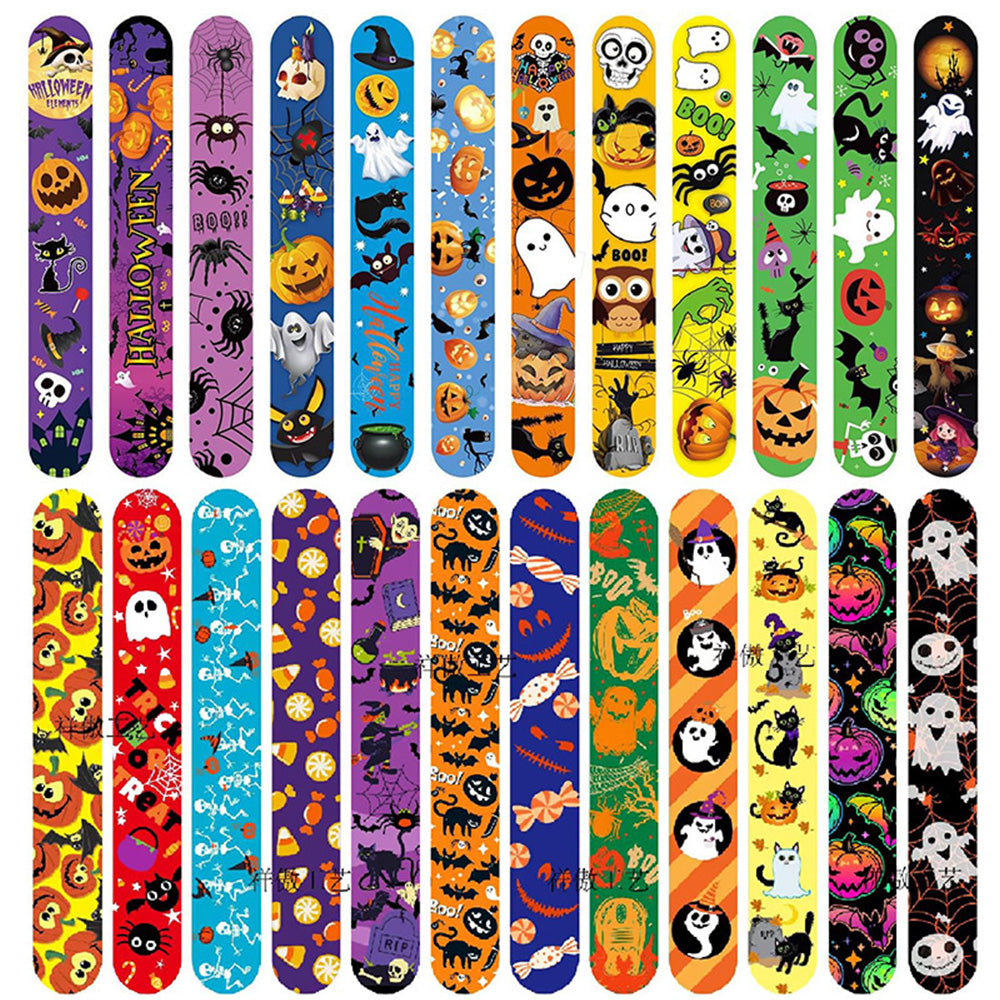 100Pcs Slap Bracelets Party Favors Birthday Gifts Decorations for School Holiday Style 2