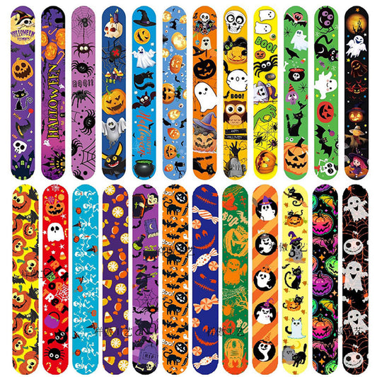 100Pcs Slap Bracelets Party Favors Birthday Gifts Decorations for School Holiday Style 2
