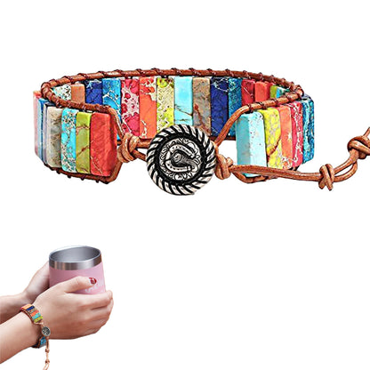 Bohemian Style Bracelet Leather Wrap Bracelets Boho Friendship Jewelry Style 5