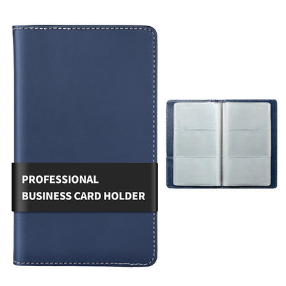 120-Slot Capacity Business Card Holder Album-Dark Blue