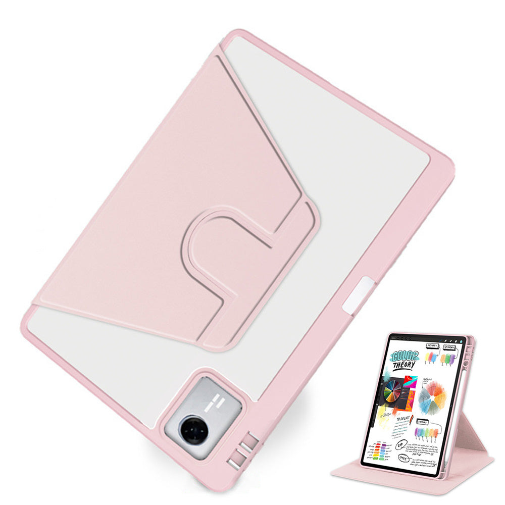 Tablet Case for Lenovo Idea Tab 11 2025 with Pen Slot-Pink
