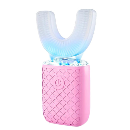 U Shaped Electric Toothbrush-Pink