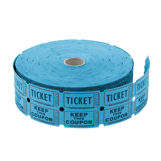 1000Pcs Tacticai Raffle Tickets for Carnivals Events Entry Reward Fundraiser Prizes Blue