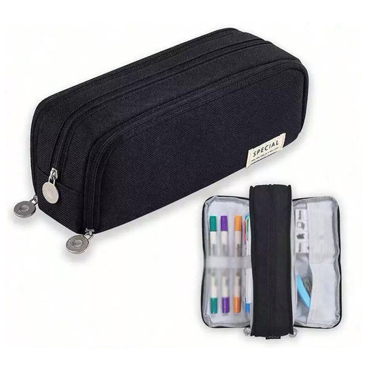 Large Pencil Case-Black