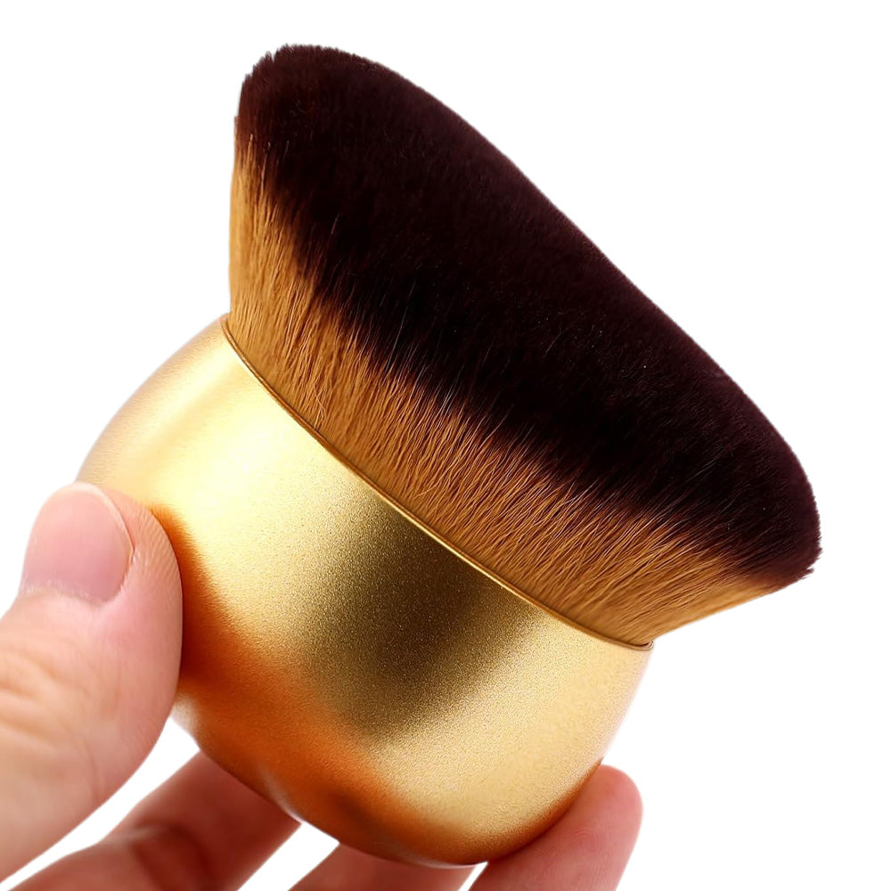 Extra Large Body Makeup Brush for Self Tanner & Liquid Cream Blending Gold