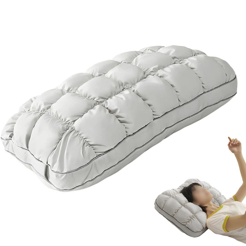 Fluffy Pillow Breathable Cute Pineapple Puff Pillow-Grey