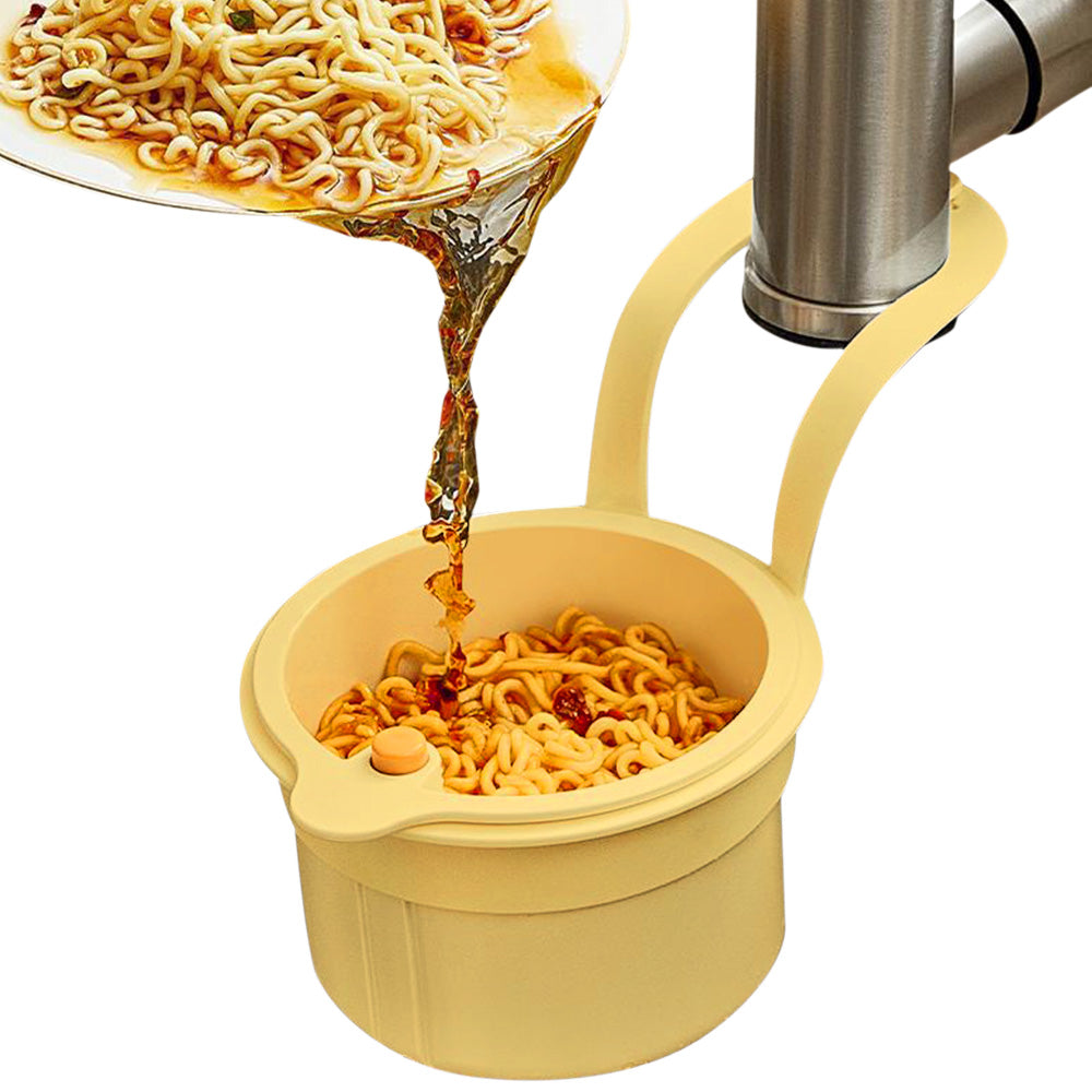 Faucet Hanging Kitchen Sink Strainer Basket - Yellow