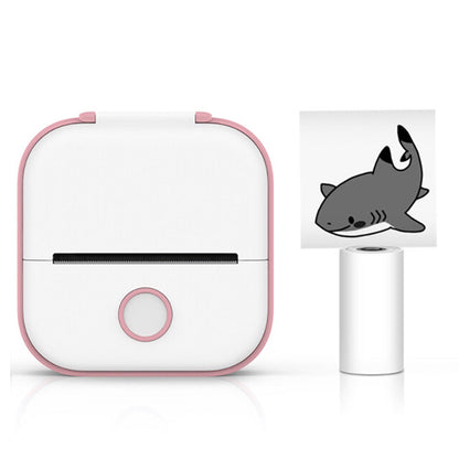Phomemo T02 Mini Bluetooth Thermal Sticker Printer Portable Pocket Photo Printer Pink