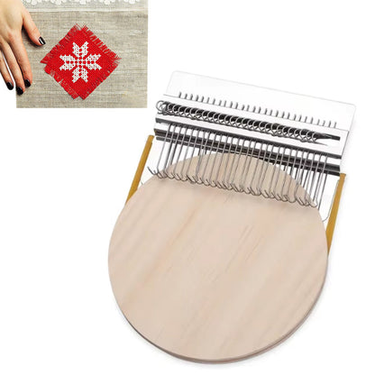 Mini Weaving Loom Knitting Machinel Handmade DIY Darning Tool for Hole Repairing