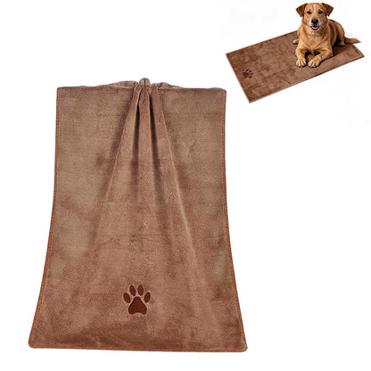 Microfiber Dog Drying Towel Absorbent-Coffee