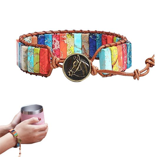 Bohemian Style Bracelet Leather Wrap Bracelets Boho Friendship Jewelry Style 4