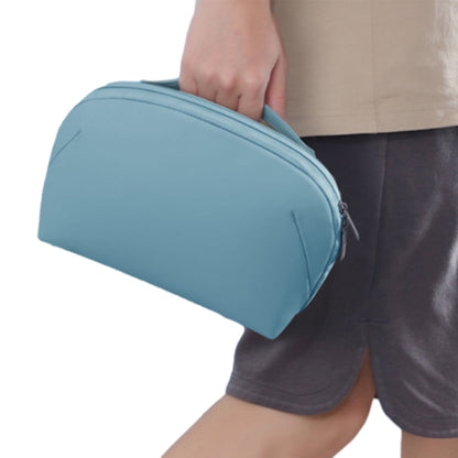 Travel Gadget Bag Organizer Small Electronics Organizer Pouch for Cables Cords Chargers Blue