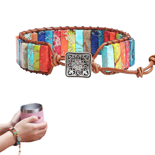 Bohemian Style Bracelet Leather Wrap Bracelets Boho Friendship Jewelry Style 2