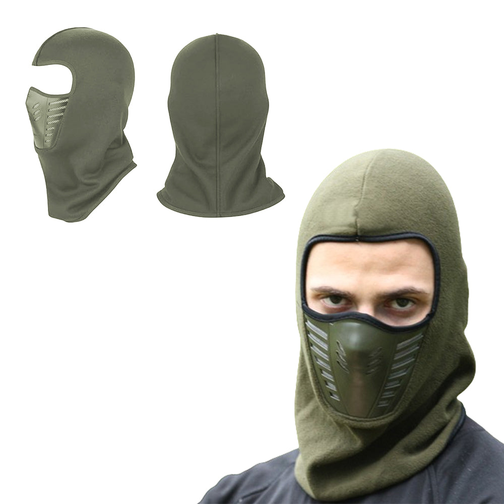 Thermal Face Mask Balaclava Ski Mask Motorcycle Sports Mask Army Green
