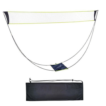 Portable Badminton Net Set Easy-Setup Ball Game Net Stand for Outdoor