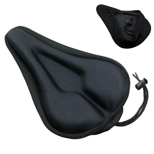 Triangle Groove Bike Seat Cushion Cover for Indoor & Outdoor Cycling