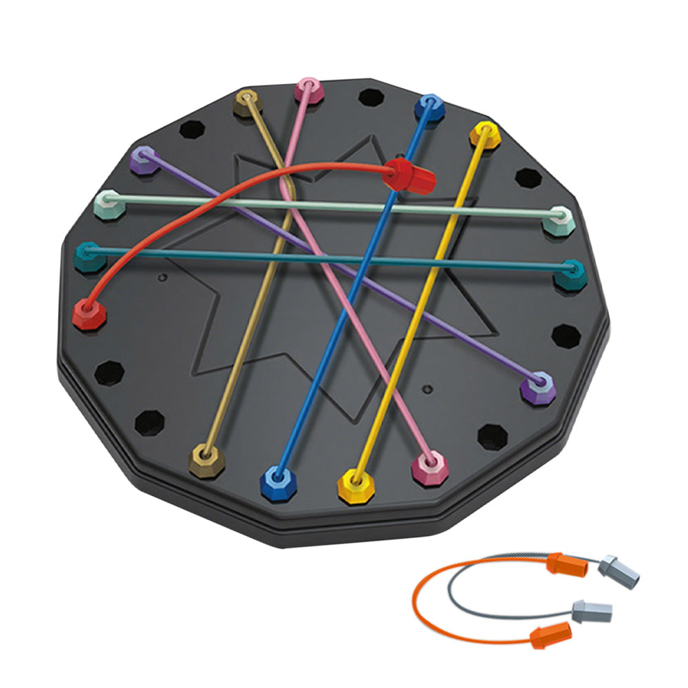 Educational Rope Untangling Puzzle Board Game for Kids and Adults Brain Training