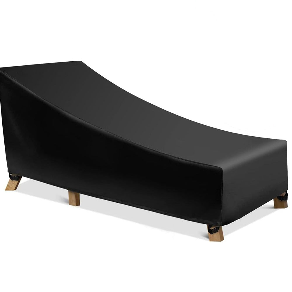 Patio Lounge Chair Cover Outdoor Furniture Protector with Buckles