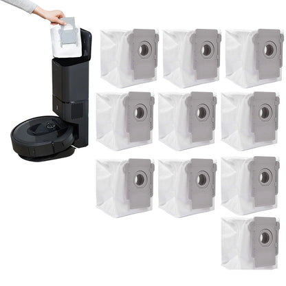 Set of 10Pcs Vacuum Bags Vacuum Dirt Disposal Bags for iRobot Roomba i3 i4 i6 i7 j7 i8 s9 Series