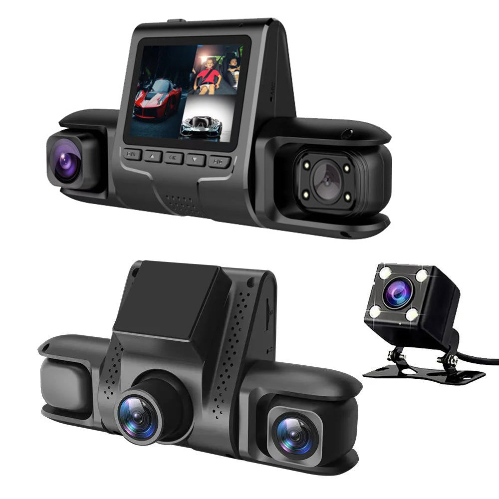 4-Channel Dash Cam 1080P Front Rear Left Right Dash Camera with Night Vision