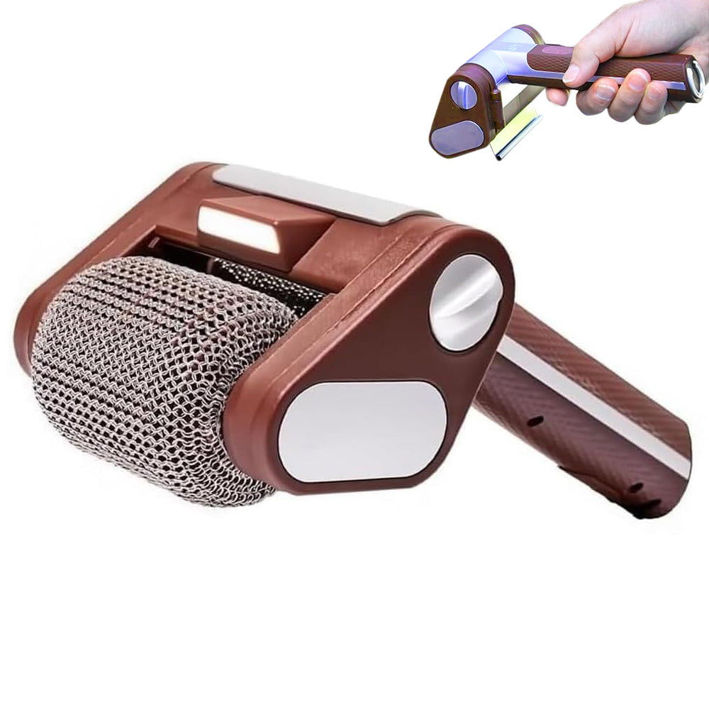 Stainless Steel Electric Grill Brush with LED Light ââ‚?Dishwasher Safe