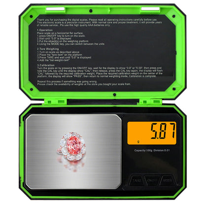 Pocket Digital Gram Scale 200g/0.01g for Coffee Grain Gold Jewelry Weighing